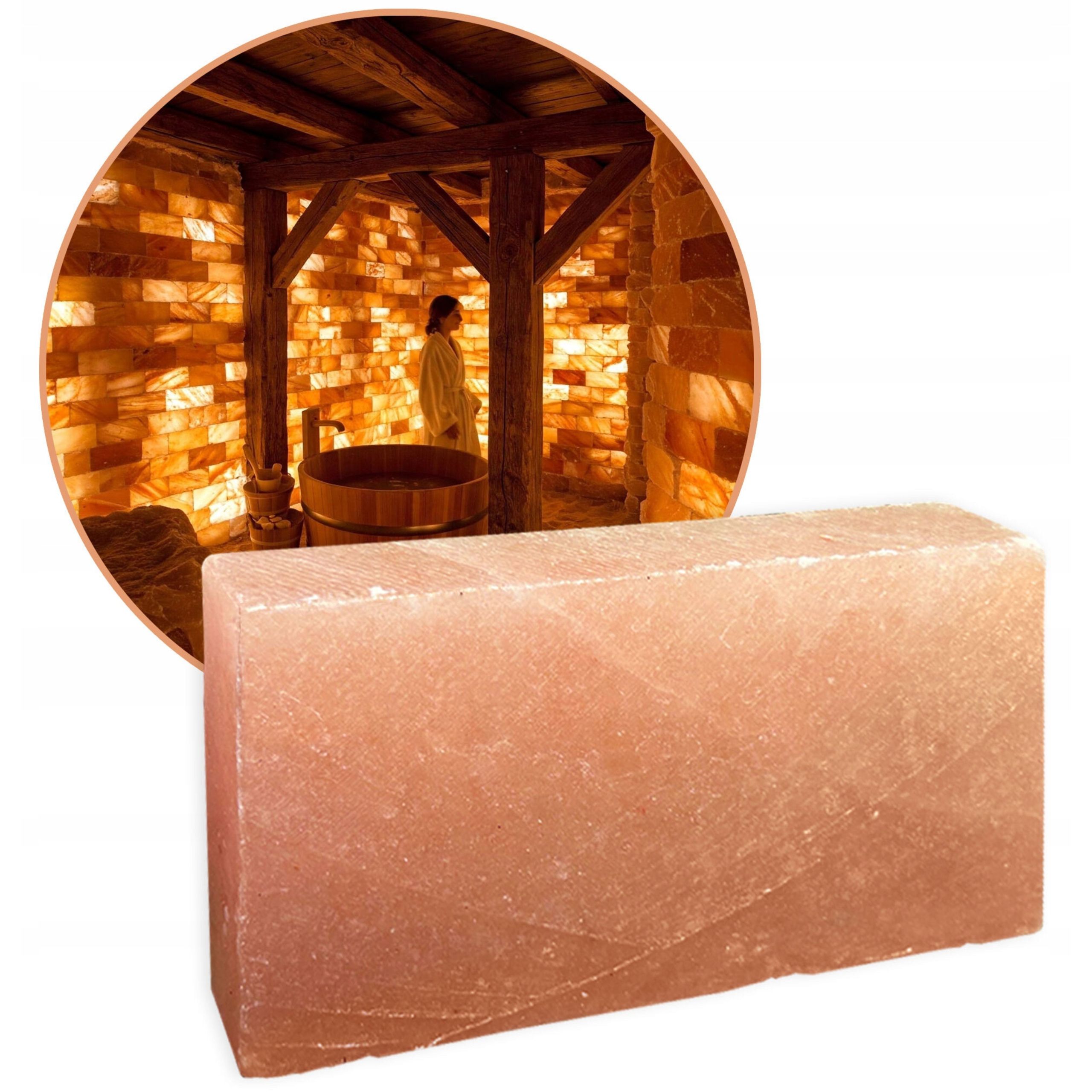 CEGŁA SOLNA 1,3 kg DO GROTY SOLNEJ 20x10x2,5