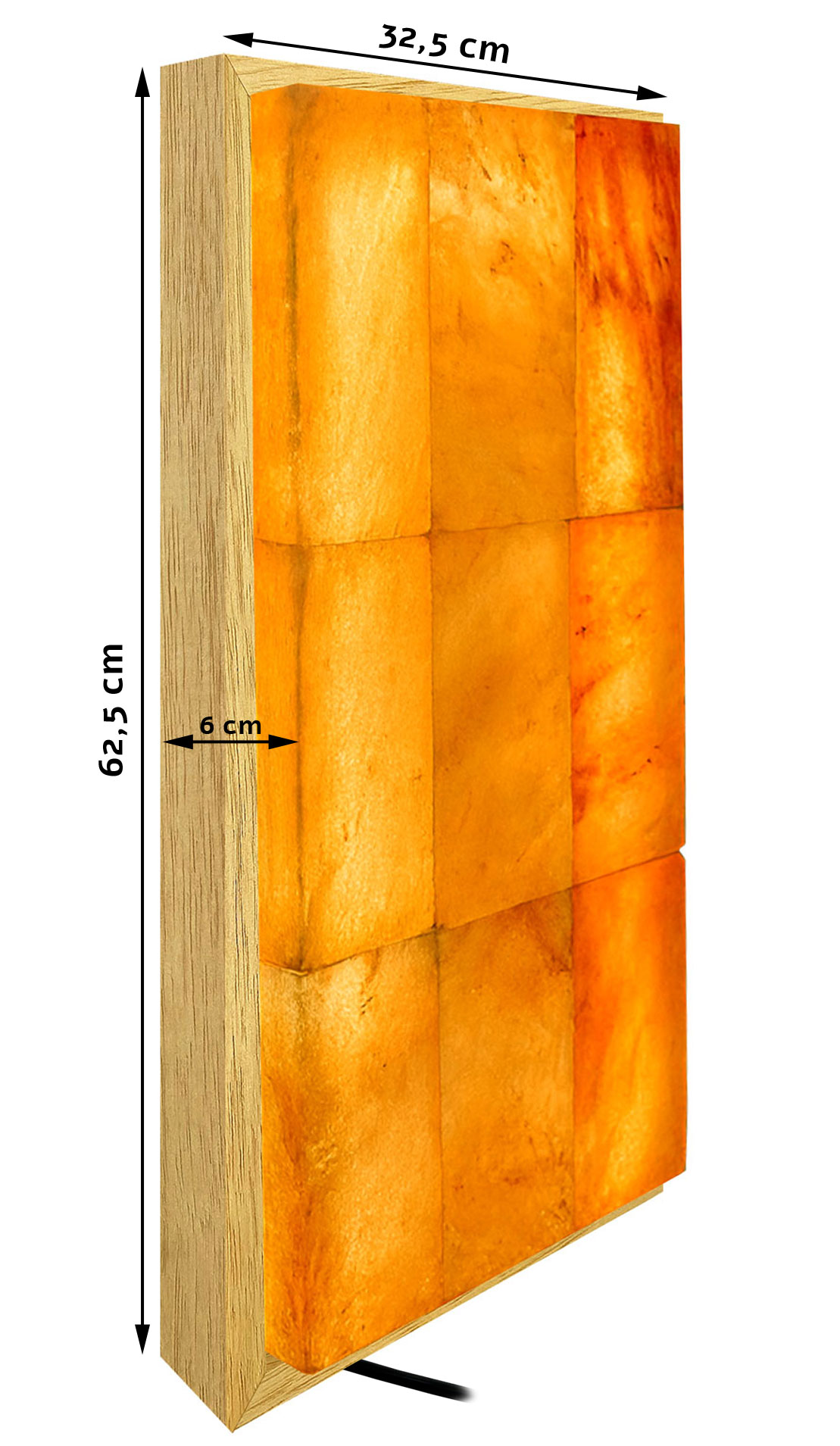 Lampa solna Panel solny do Sauny Sól Himalajska 32,5x62,5cm - obrazek 12