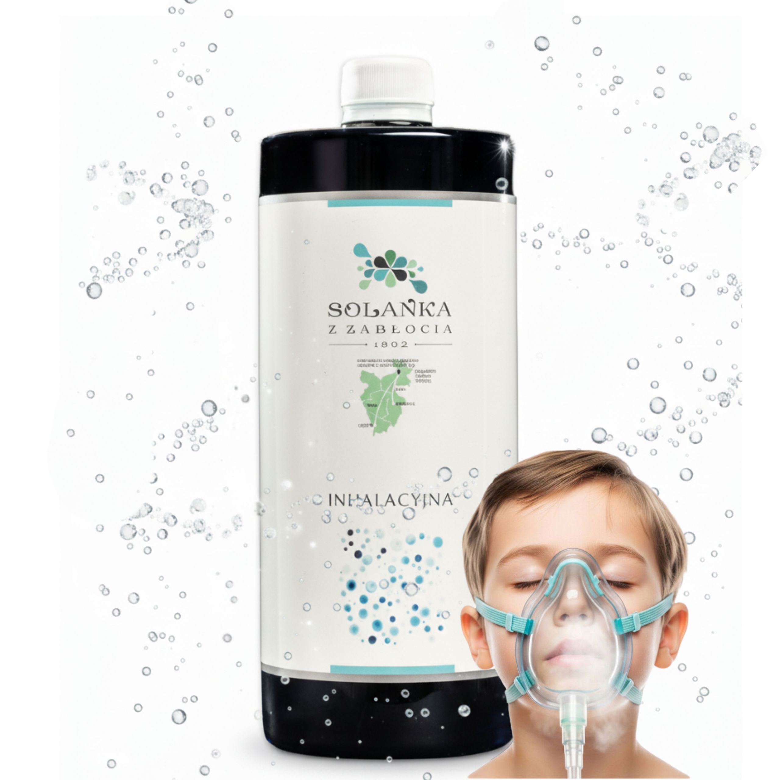 Oryginalna Solanka z Zabłocia inhalacyjna 150ml-1L-5L do aromaterapii i INHALACJI