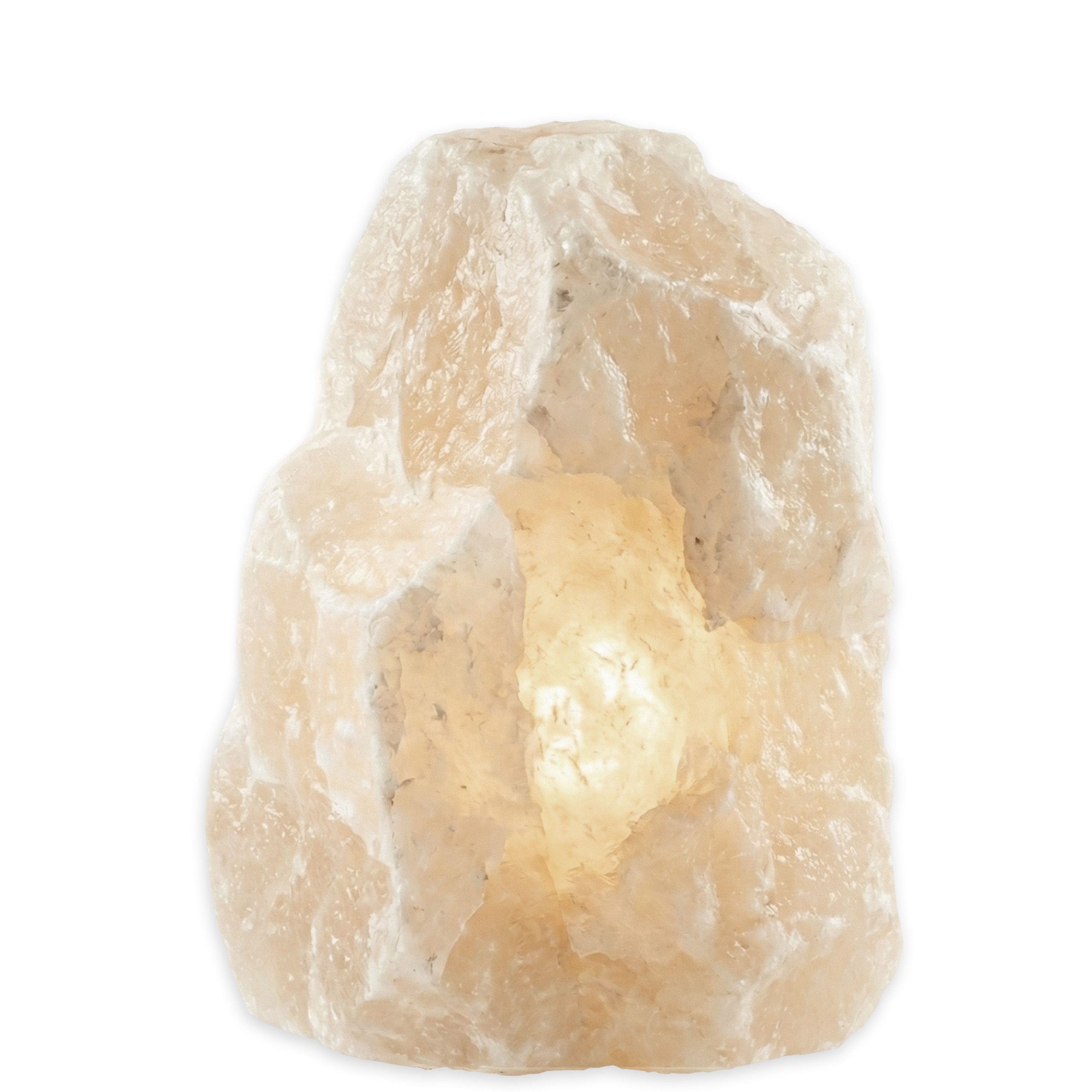 Lampa solna BIAŁA 250-300KG Naturalna Bryła OGROMNA Sól Lampka Jonizator - obrazek 2