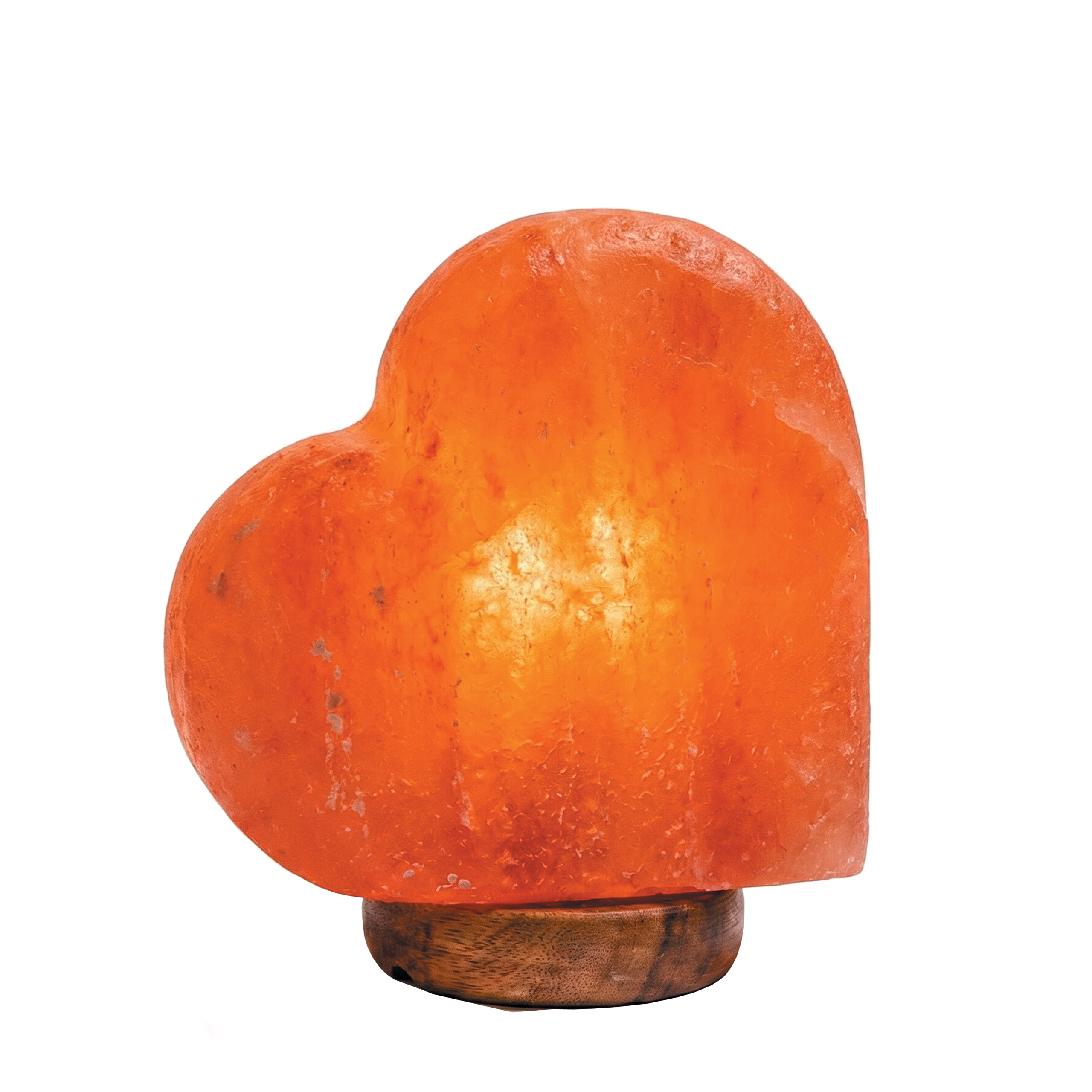 Lampa Solna Himalajska SERCE naturalny jonizator prezent spa ciepłe światło - obrazek 2