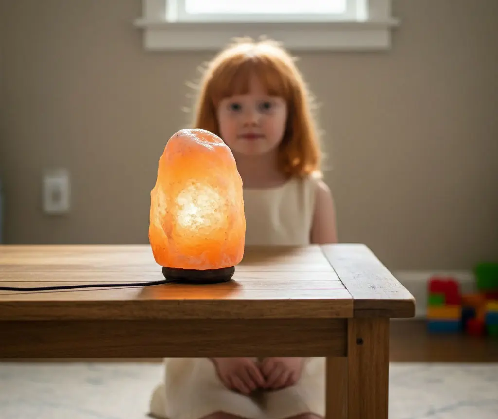 Lampa solna w pokoju dziecka - przytulne, bezpieczne oświetlenie nocne sprzyjające zdrowemu snu i swobodnemu oddychaniu