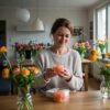 Świecznik AURA solny naturalny sól HIMALAJSKA jonizator+ sojowa naturalna świeca - obrazek 14