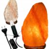 LAMPA SOLNA sól Himalajska 4-6 KG JONIZATOR Lampka Naturalna bryła z SOLI