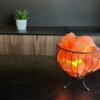 Lampa solna HIMALAJSKA metalowy kosz misa jonizator powietrza VULCAN - obrazek 4