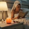 Świecznik AURA solny naturalny sól HIMALAJSKA jonizator+ sojowa naturalna świeca - obrazek 15