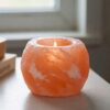 Świecznik AURA solny naturalny sól HIMALAJSKA jonizator+ sojowa naturalna świeca - obrazek 11