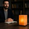 Lampa solna HIMALAJSKA 3-4 kg nowoczesna jonizator powietrza japandi Helios - obrazek 2