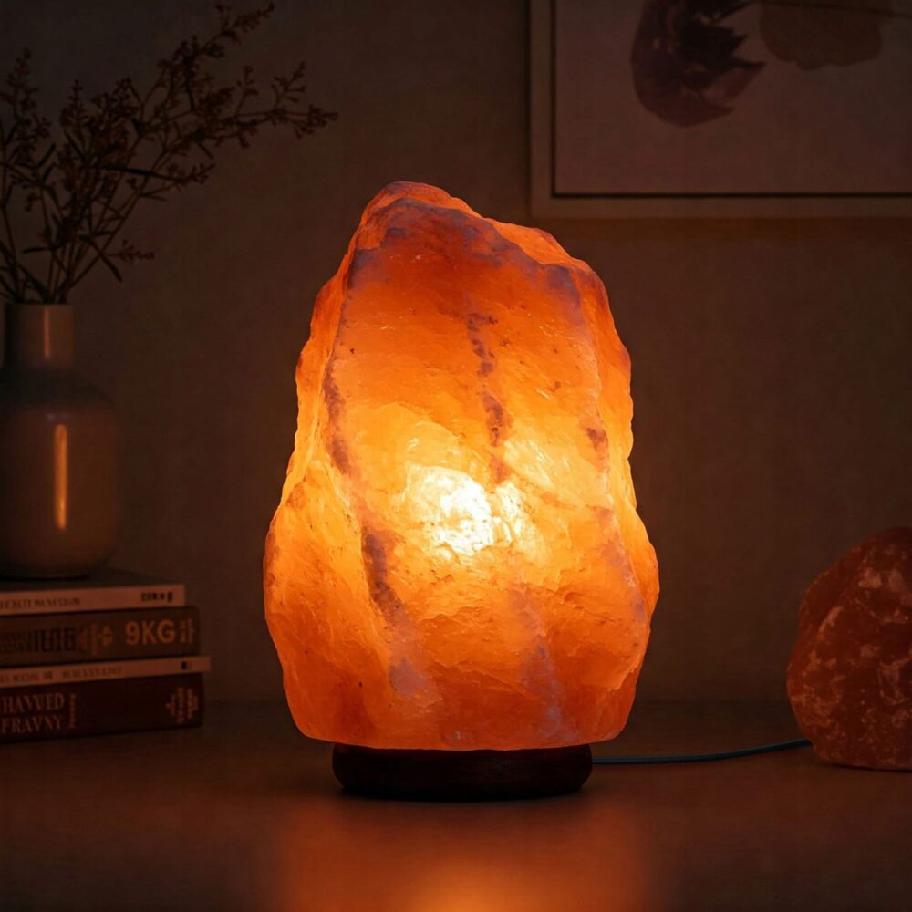 LAMPA SOLNA sól Himalajska XL 12-15KG JONIZATOR Lampka Naturalna bryła SOLI - obrazek 10