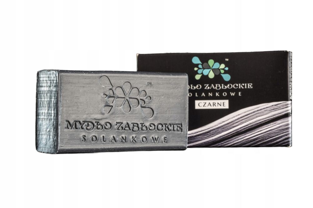Mydło w kostce Zabłockie Hipoalergiczne 100G czarne Solankowe AZS - obrazek 4
