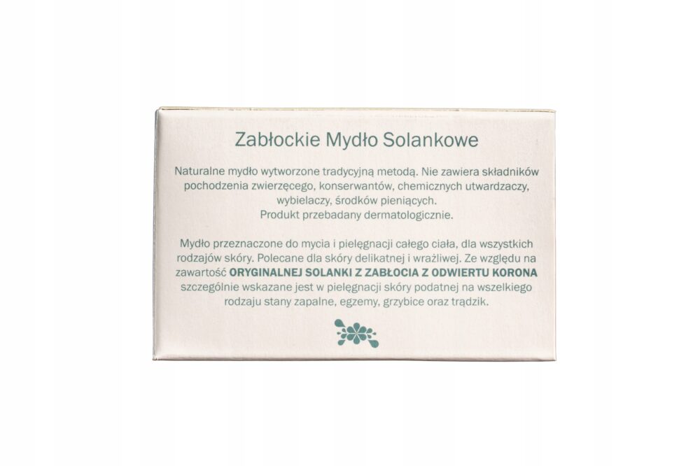 Mydło w kostce Zabłockie Hipoalergiczne 100G naturalne Solankowe AZS - obrazek 5