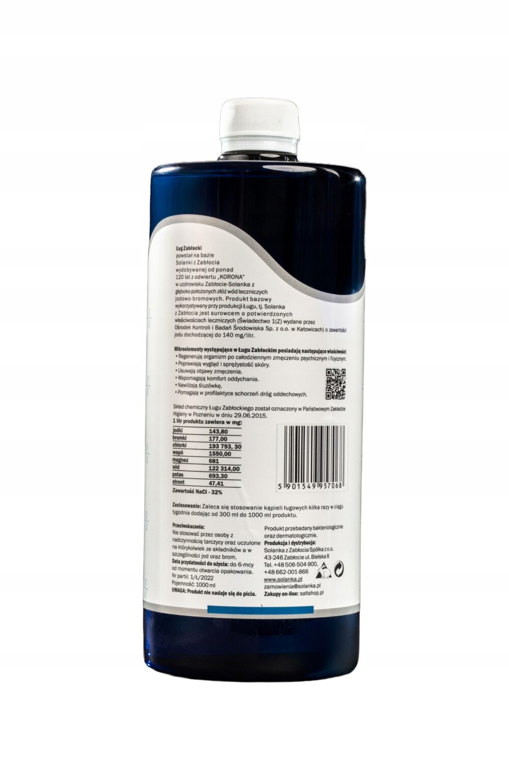 Oryginalna Solanka z Zabłocia - Ług Zabłocki NaCl 32% Solanka z Zabłocia 5l - obrazek 4