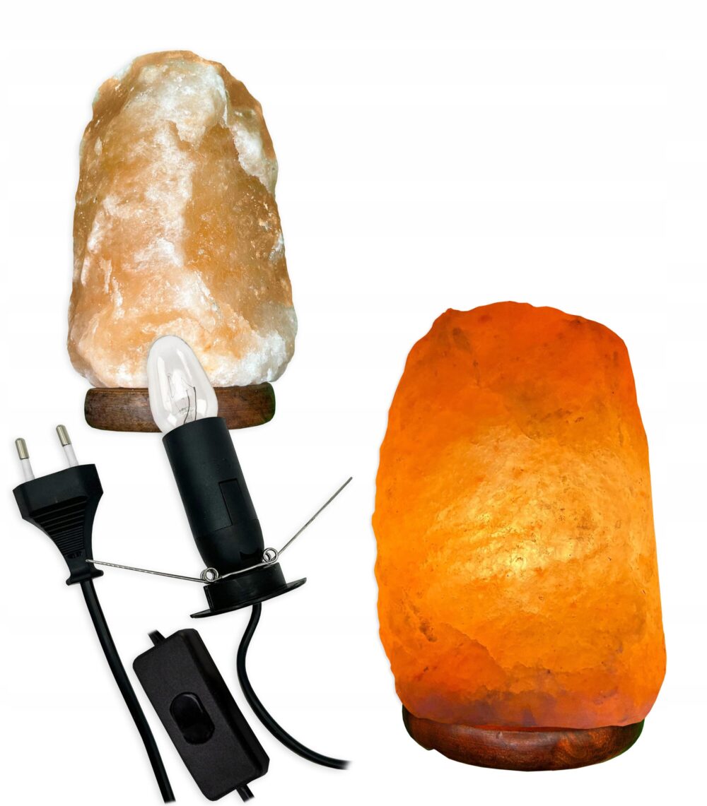 LAMPA SOLNA sól Himalajska 3-5 KG JONIZATOR Lampka Naturalna bryła z SOLI - obrazek 14