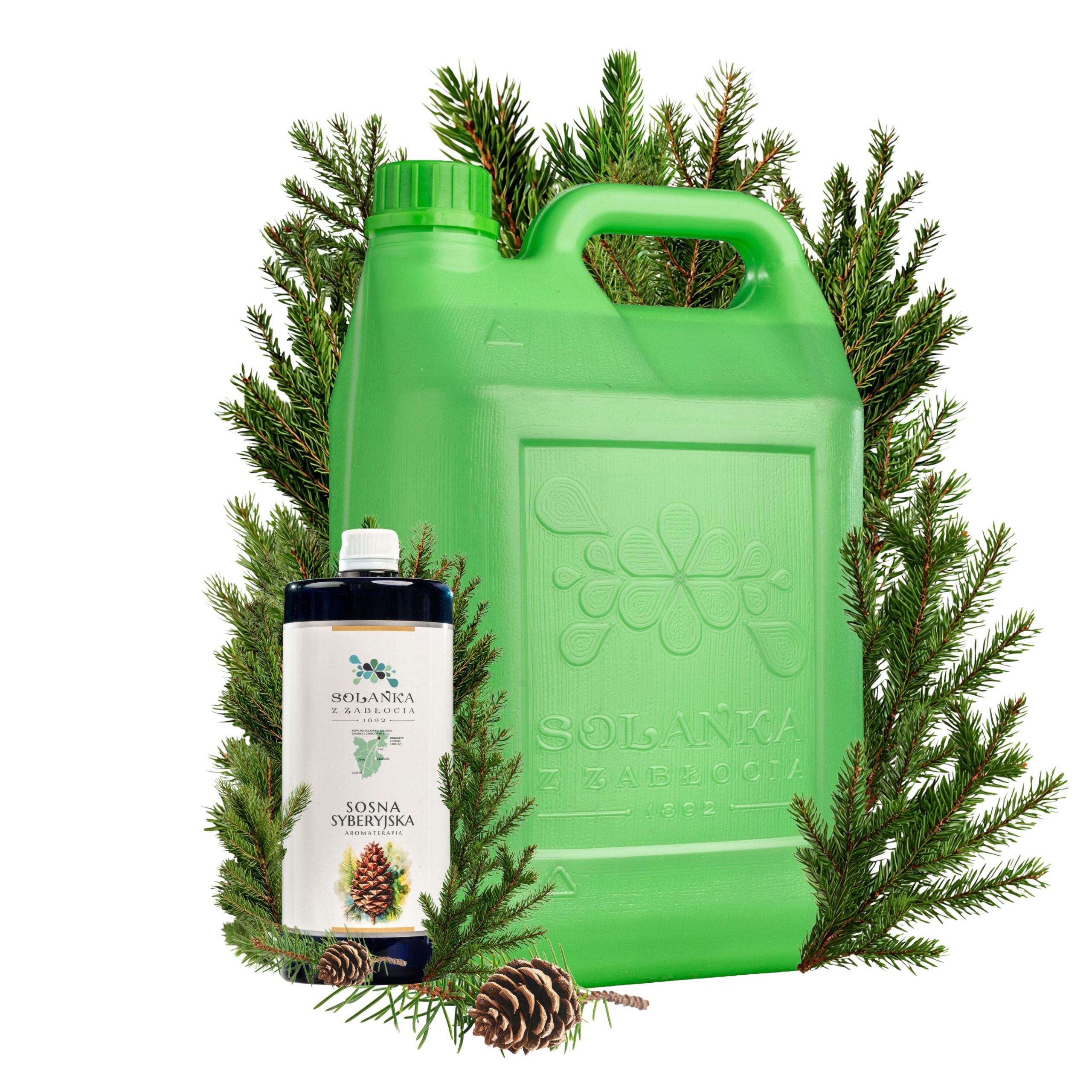 Oryginalna Solanka Sosna Syberyjska 1L-5L do kąpieli, aromaterapii - obrazek 2