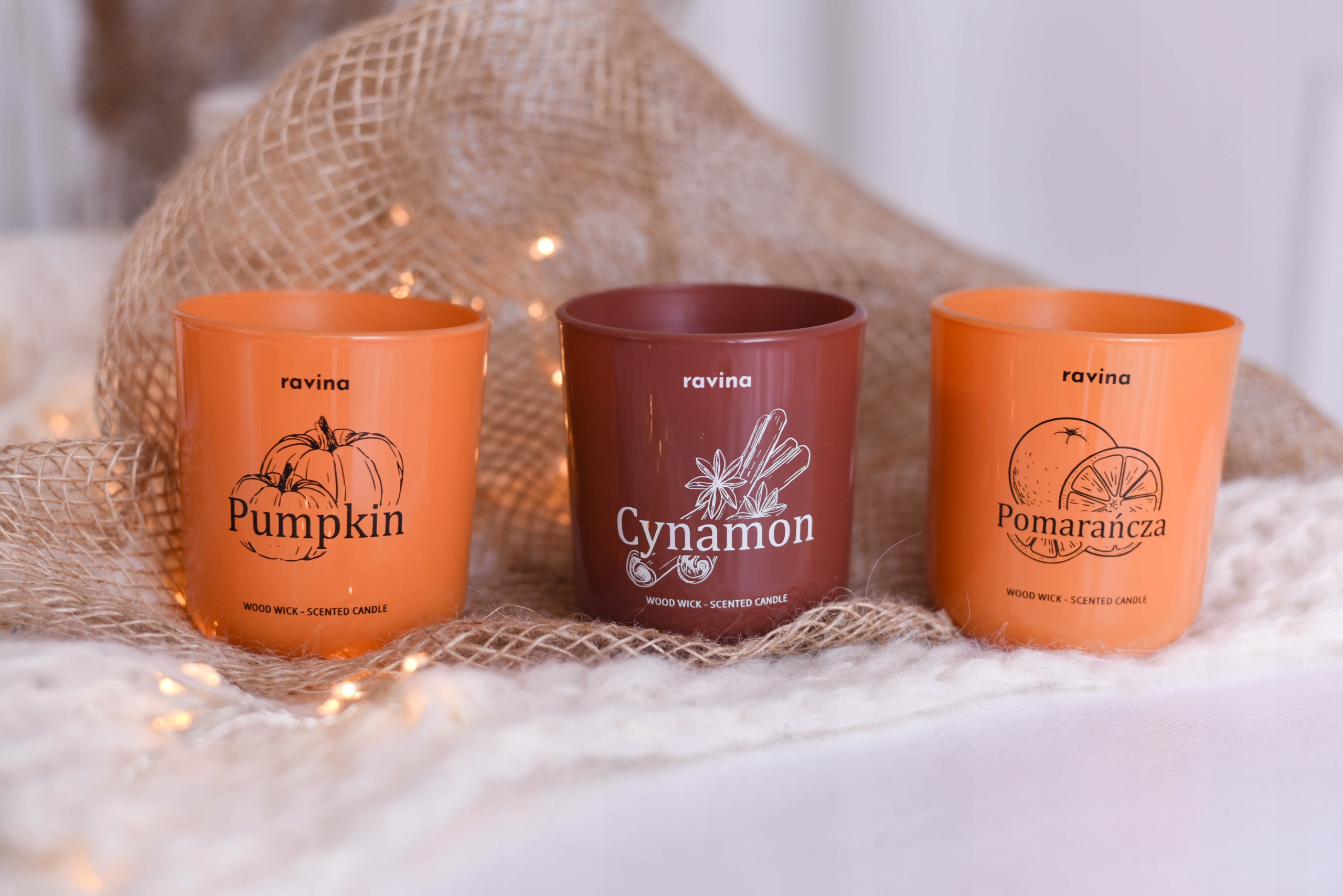 Sojowa świeca zapachowa w szkle, Pumpkin 175g dynia jesienna prezent - obrazek 12