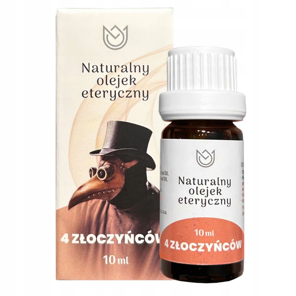 Naturalny olejek eteryczny 10ml - Czterech Złoczyńców, Aromaterapia - obrazek 5