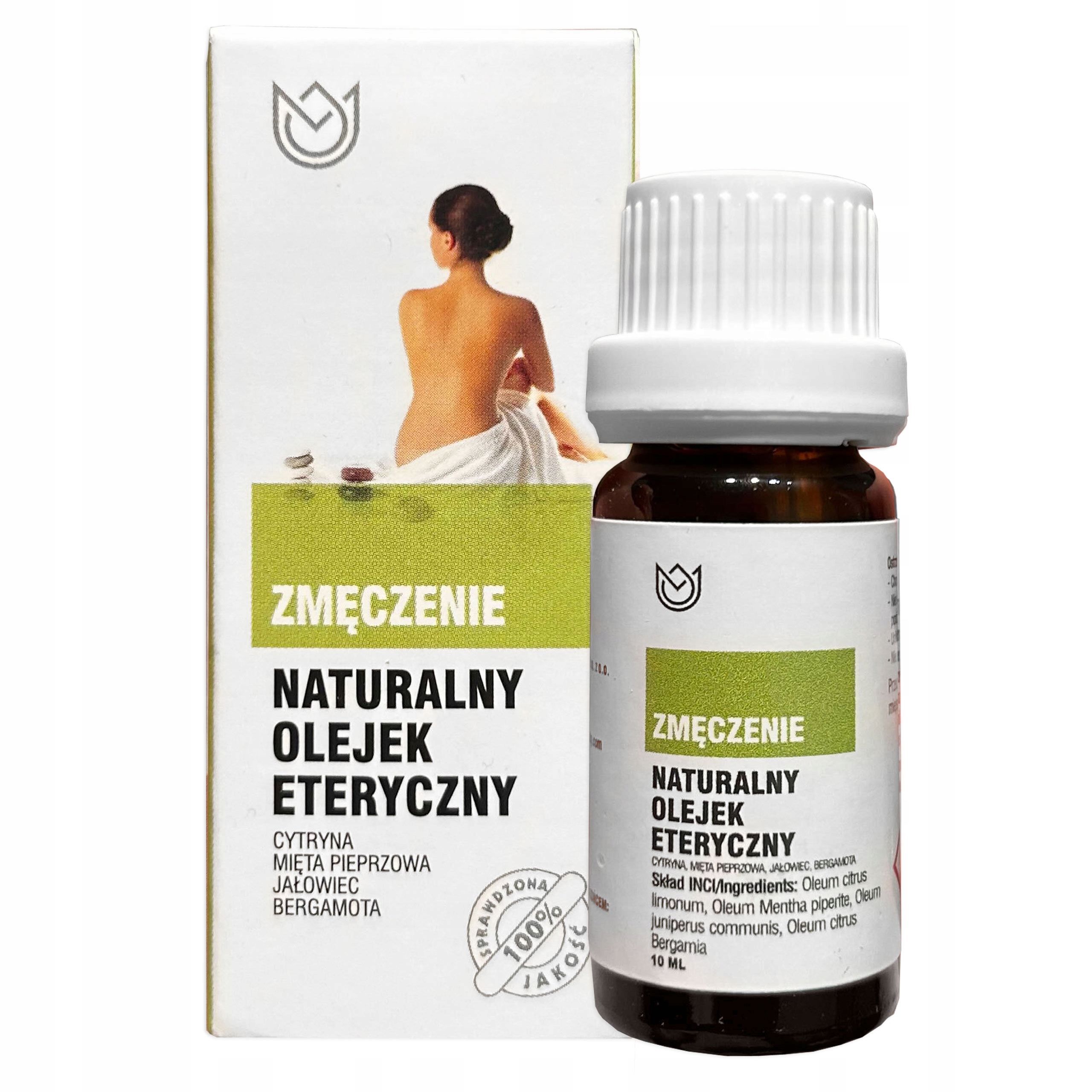 Naturalny olejek eteryczny 10ml - Aromaterapia, Na Zmęczenie Przepracowanie - obrazek 4