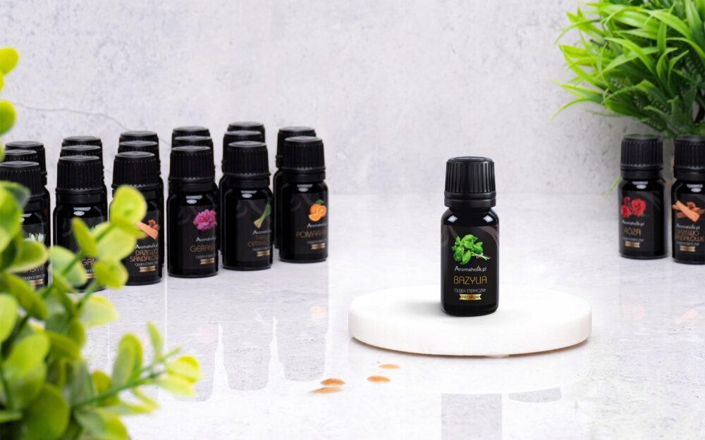 Naturalny Olejek Eteryczny z Bazylii 100% - Aromaterapia, na Zatoki 10 ml - obrazek 7