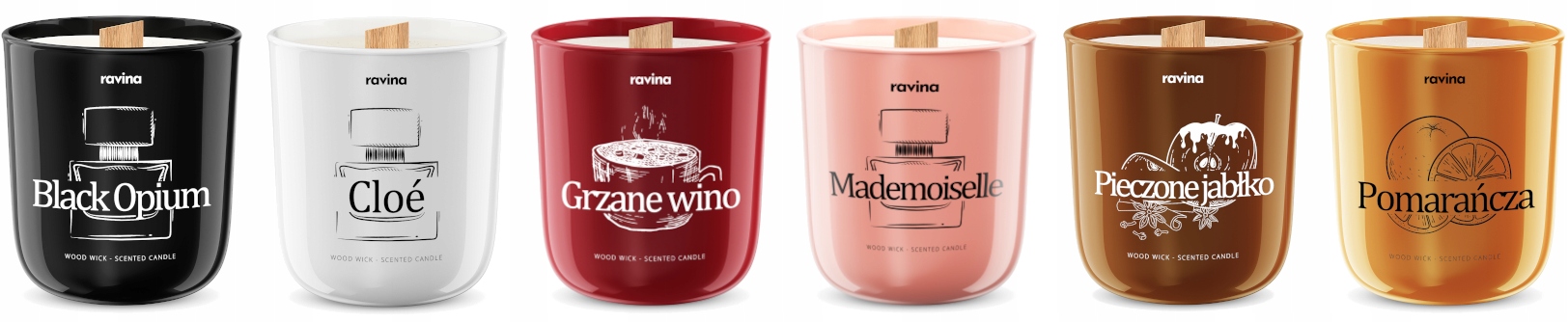 Świeca tradycyjna sojowa Pieczone Jabłko świąteczna jesienna naturalna - obrazek 6