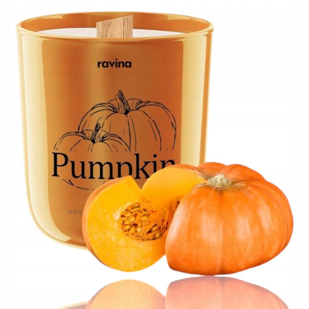 Sojowa świeca zapachowa w szkle, Pumpkin 175g dynia jesienna prezent - obrazek 5