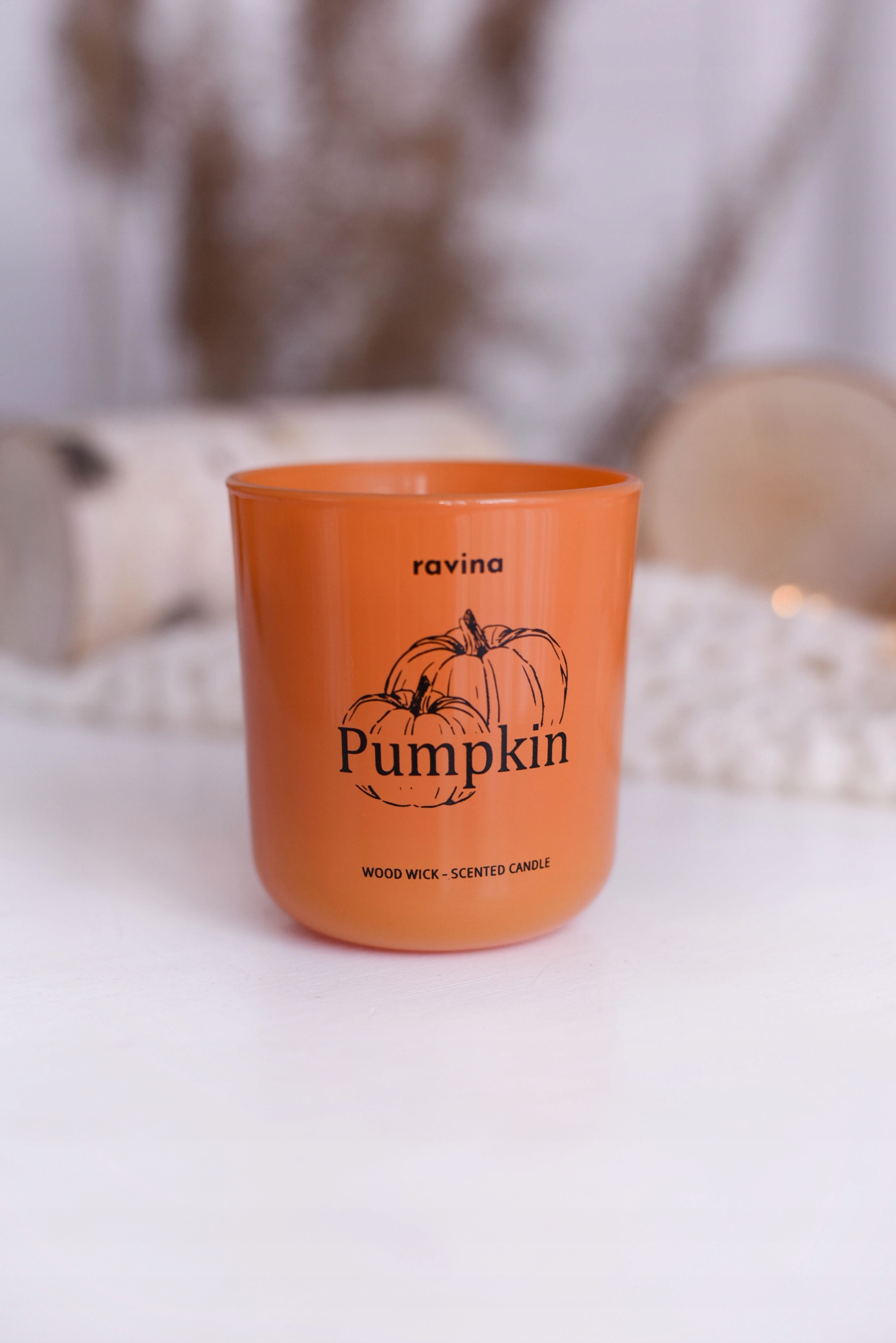 Sojowa świeca zapachowa w szkle, Pumpkin 175g dynia jesienna prezent - obrazek 11