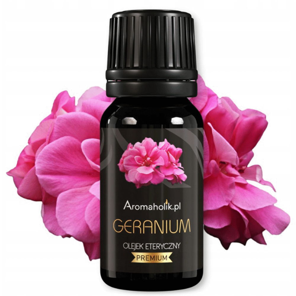 Naturalny Olejek Eteryczny - Geranium 100% - Aromaterapia, Zapach na Kleszcze