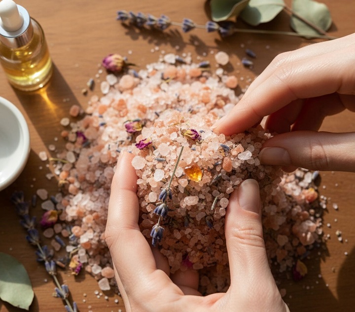 Sól Himalajska do Kąpieli Drobnoziarnista 1kg Naturalna Certyfikowana - obrazek 10