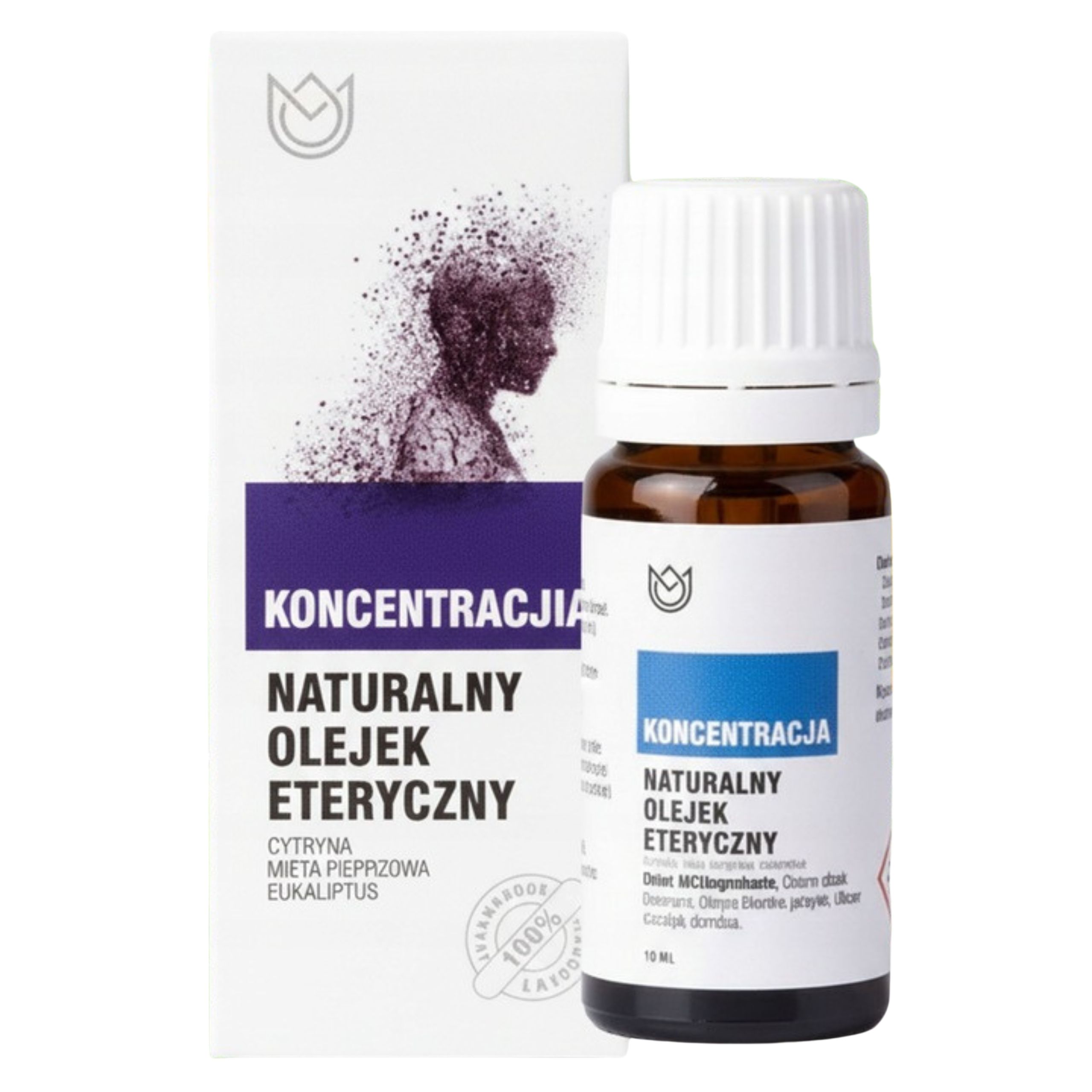 Naturalny olejek eteryczny 10ml - Aromaterapia, Koncentracja, jasność - obrazek 4